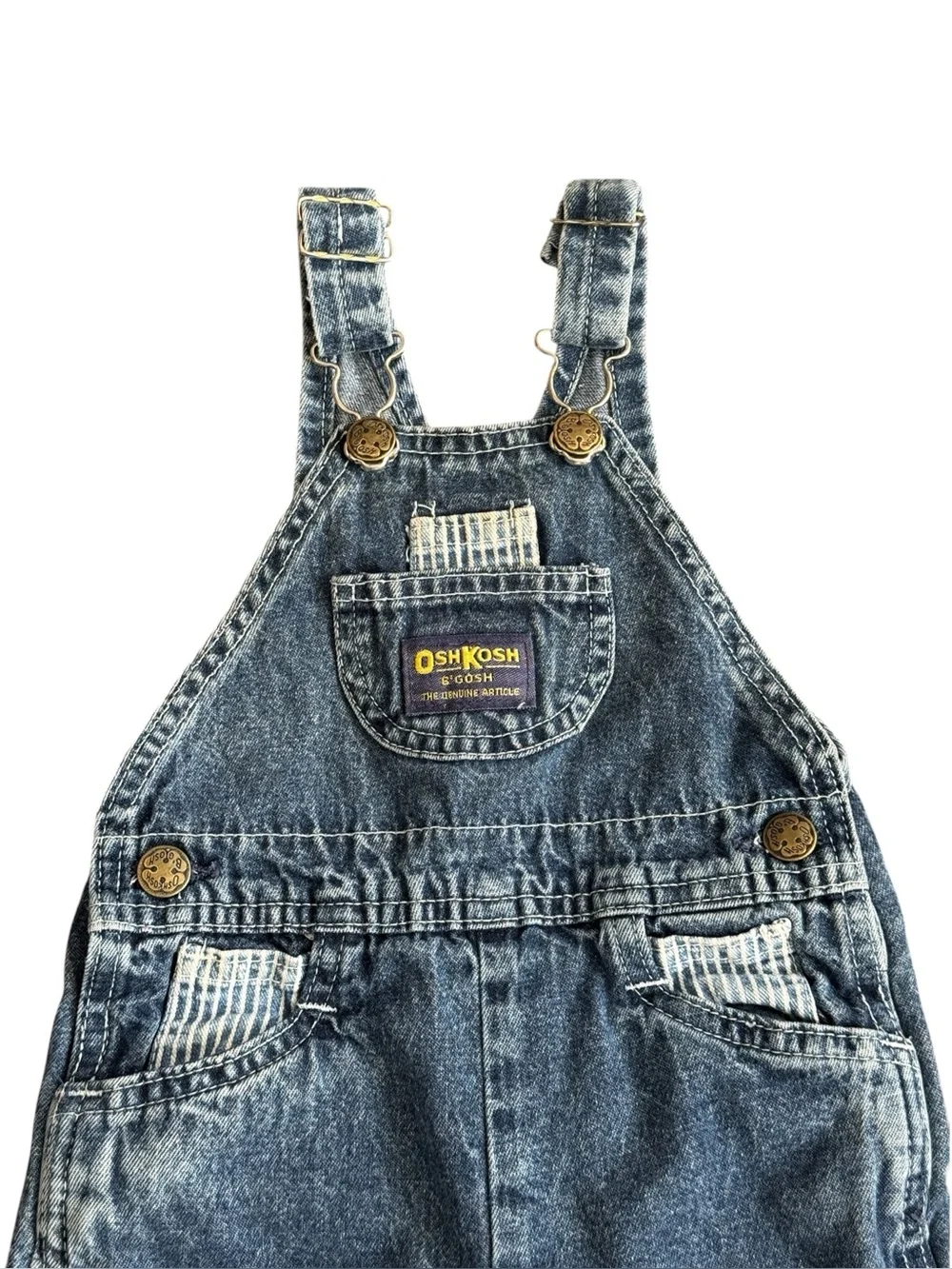 Vintage 90s OshKosh B’gosh Denim Overalls 18mo